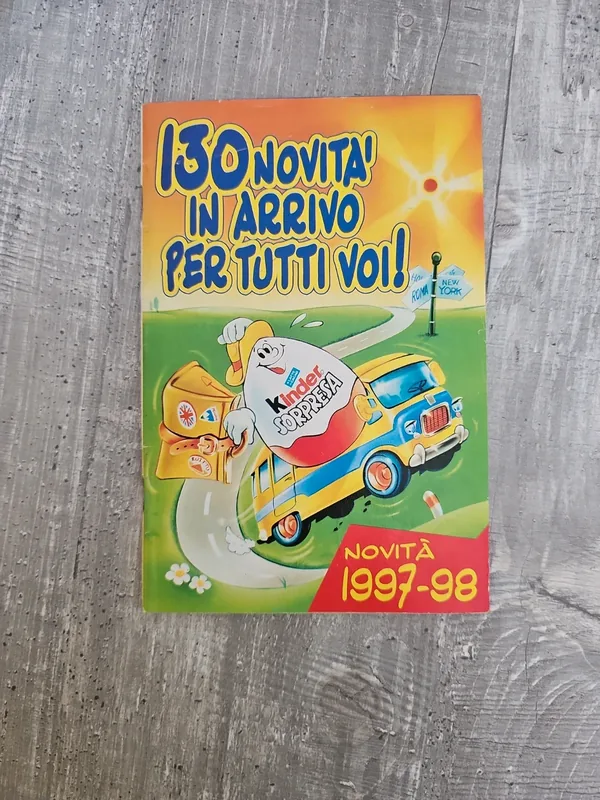 Catalogo kinder 1997 1998