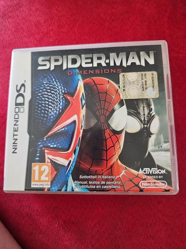 Spiderman dimensions nintendo ds eur