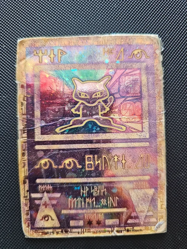Acient mew promo pokemon poor