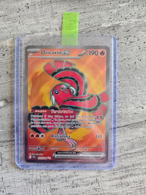 Oricorio ex 110 fiamme spettrali pokemon full art