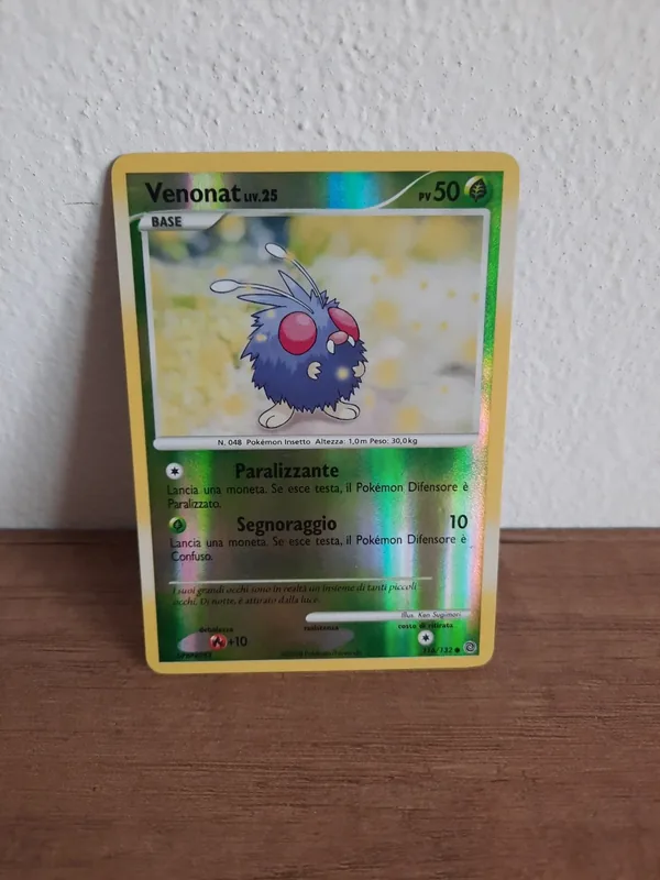 Venonat liv. 25 116 reverse pokemon