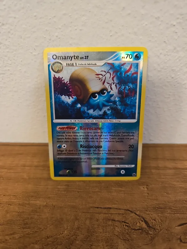 Omanyte liv.37 pokemon alba suprema reverse