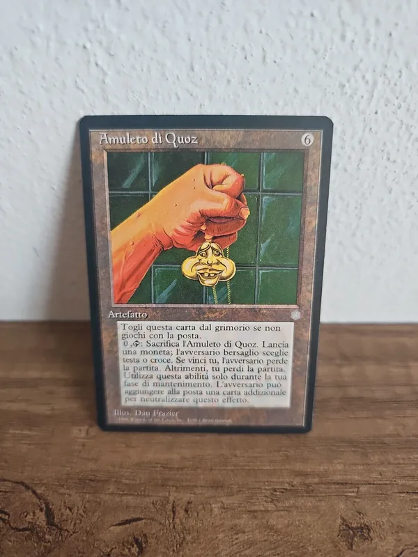 Amuleto di quoz magic era glaciale rara near mint
