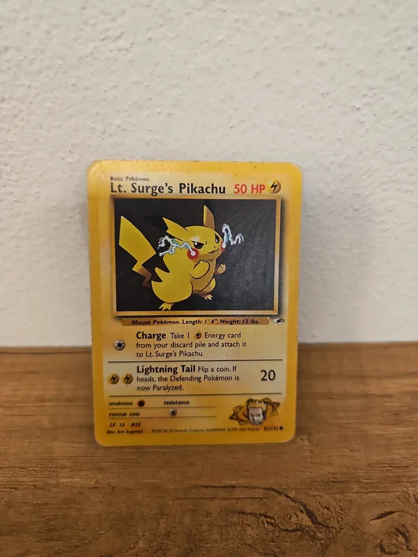 Lt. Surge's pikachu 81 gym heroes pokemon