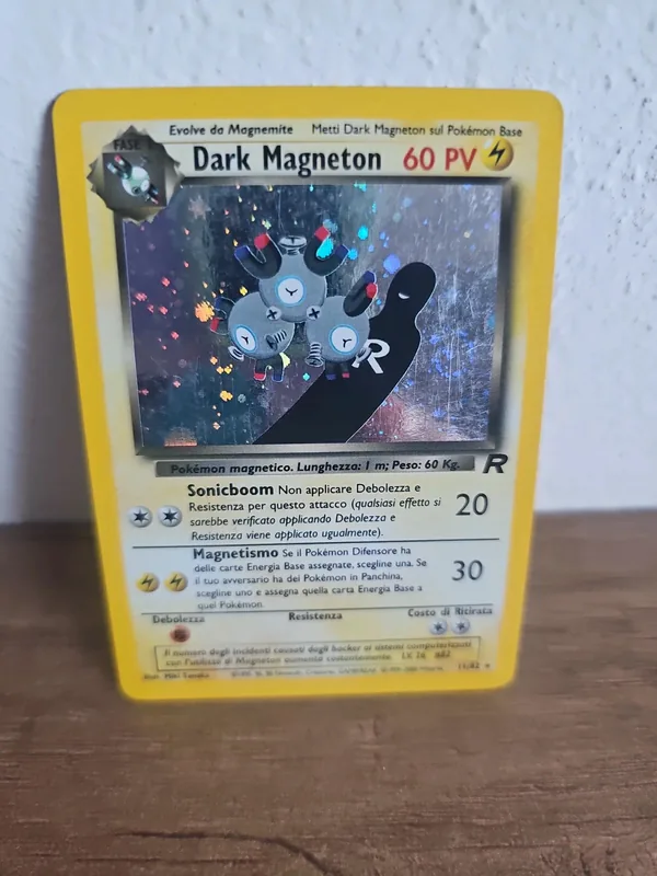 Dark magneton 11 holo team rocket pokemon