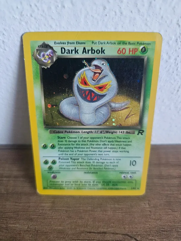 Dark arbok 2 team rocket inglese pokemon