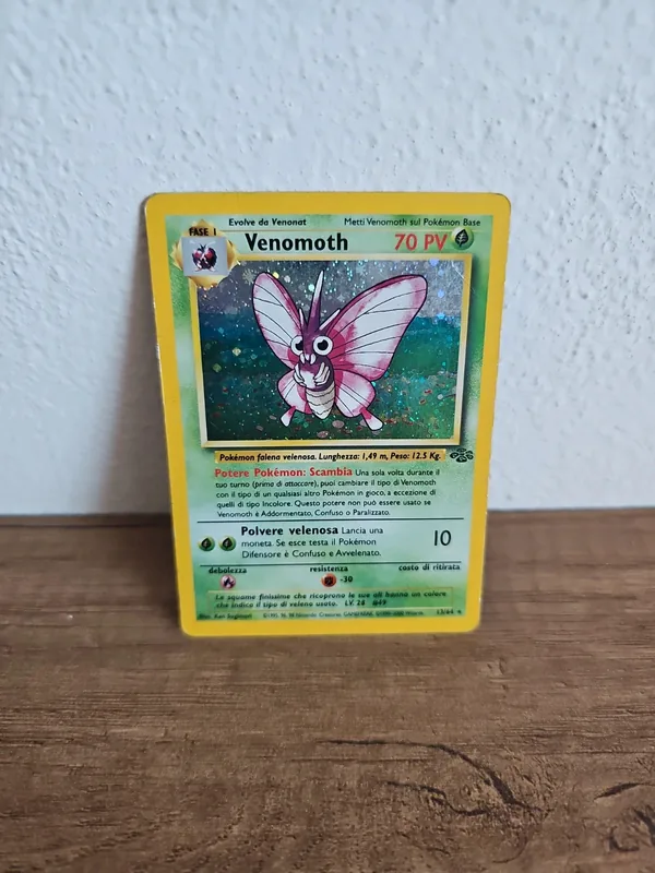 Venomoth 13 holo jungle italiano pokemon
