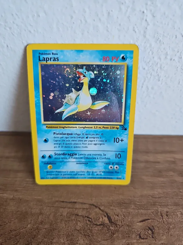 Lapras 10 holo fossil pokemon