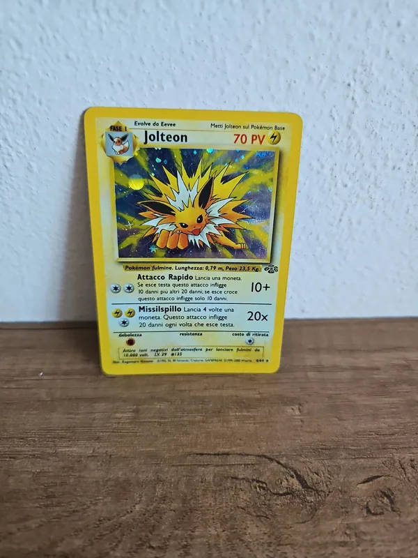 Jolteon 4 holo set jungle pokemon