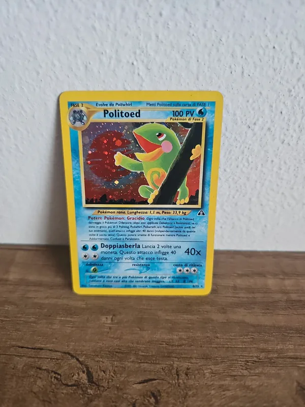 Politoed 8 neo discovery holo pokemon