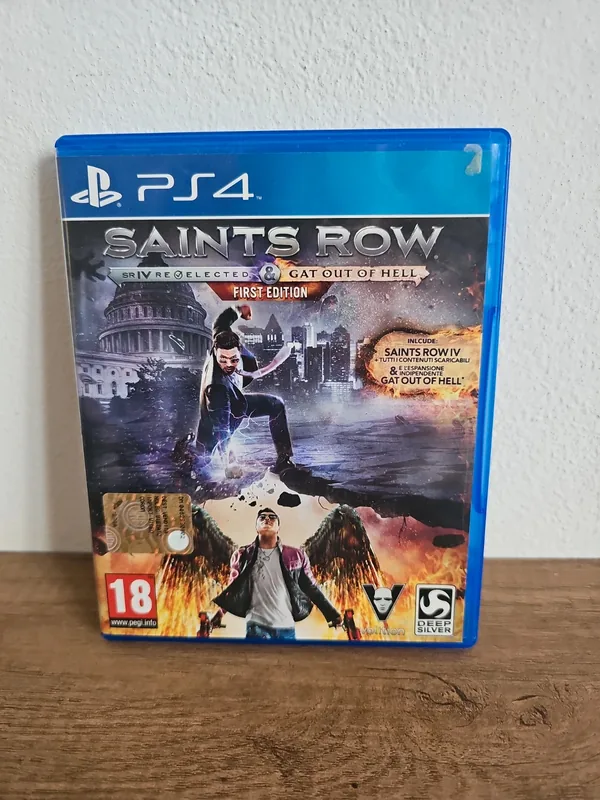 Saints Row IV Re-Elected + Gat Out of Hell First Edition PS4