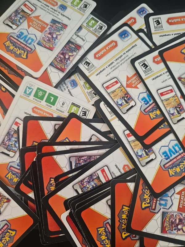 100 Codici tcg pokemon da riscattare