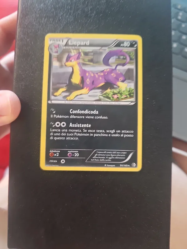 Liepard 91 Excellent confini varcati holo pokemon